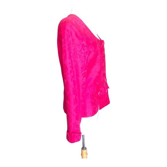 Vintage 1960’s Timeless Howard Wolf Pink Red Two Piece Jacket And Skirt Suit - Picture 2 of 15